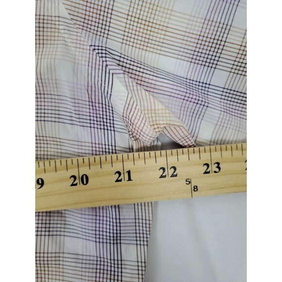Peter Millar Shirt Mens Medium Button Up Long Sleeve Plaid Preppy Adults - Picture 9 of 10